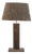 Large Architectural Cork Table Lamp, 1970s For Sale