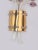 Metal Wall Sconces with Crystal Flowers, Set of 2 For Sale - Image 7 of 9
