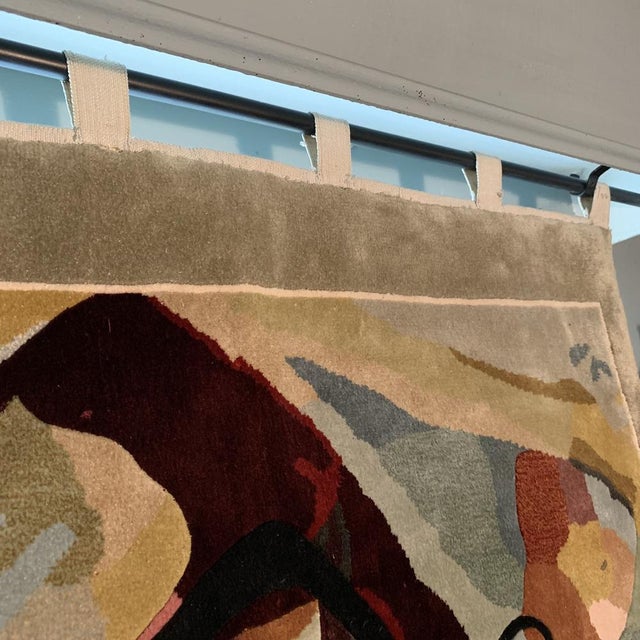 Silk Wall Rug after Painting by Kadinsky For Sale - Image 14 of 18