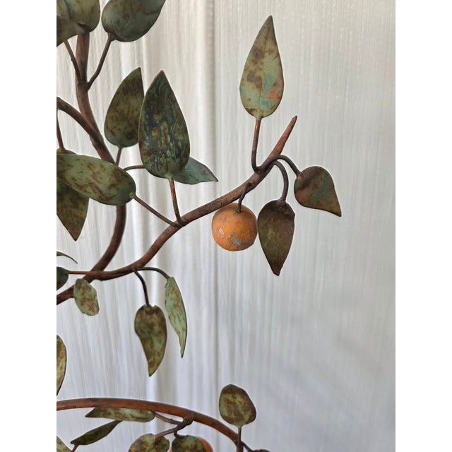 Vintage Mid Century Italian Tole Citrus Tree For Sale - Image 9 of 15