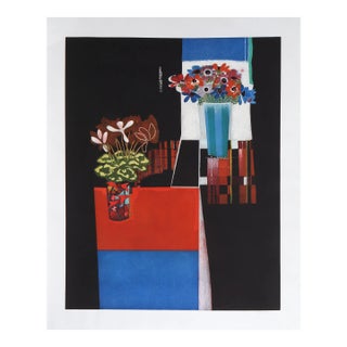 Anemone and Cyclamen from Virgil’s Georgics, Walter Bachinski, Monoprint For Sale