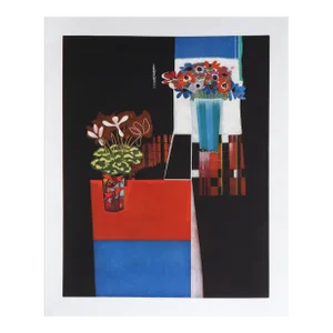 Anemone and Cyclamen from Virgil’s Georgics, Walter Bachinski, Monoprint
