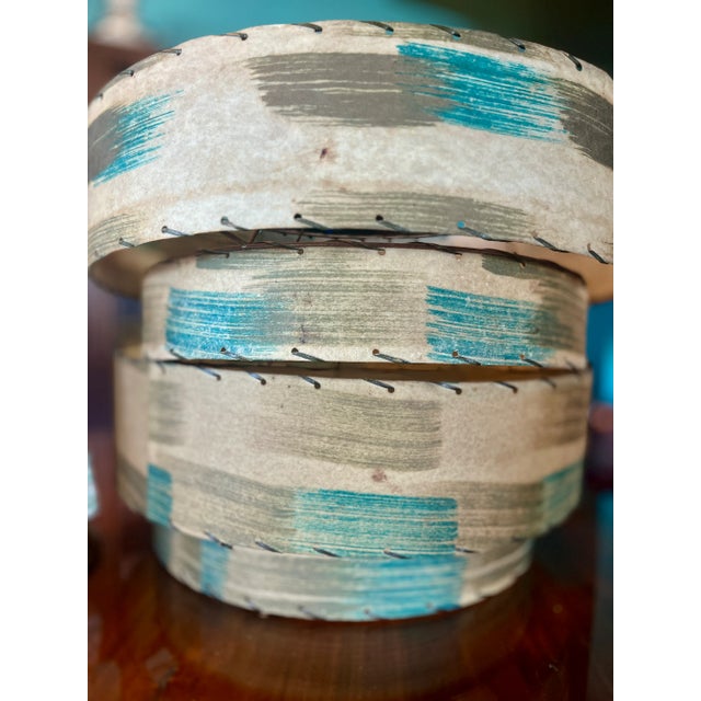 Big and beautiful pair of mid century modern table or bedside lamps in excellent vintage condition! These gorgeous lamps...