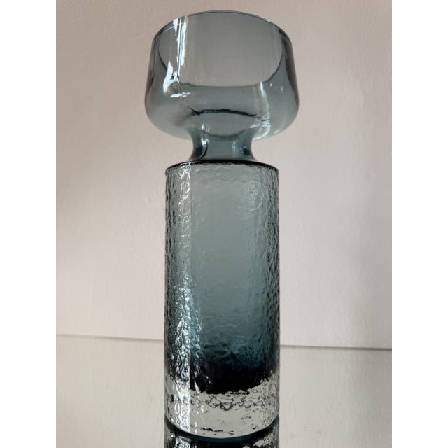 Model 1495 Smoke Blue Safari Vase by Tamara Aladin for Riihimäen Lasi, 1970s For Sale - Image 13 of 13