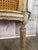 Antique French Louis XVI Style Painted Bergère Chair With Cane Back For Sale - Image 12 of 18