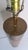 Vintage Mid-Century Modern Oak and Brass Cylinder Table Lamp For Sale - Image 11 of 13
