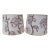 Hand Drawn Paper Lampshades a Pair For Sale