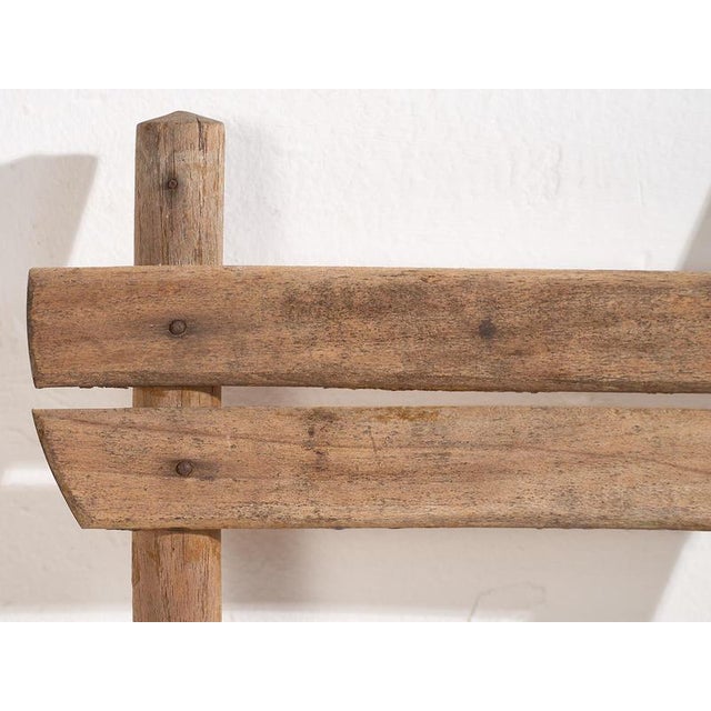 Blue Antique School Chairs, 1920, Set of 4 For Sale - Image 8 of 18