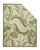 The near black field explodes with six large tropical flower and giant leaf roundels enclosing colorful birds; and two...