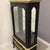Vintage Hammary Black Gold Double Side Door Display Curio Cabinet Queen Anne For Sale - Image 4 of 12