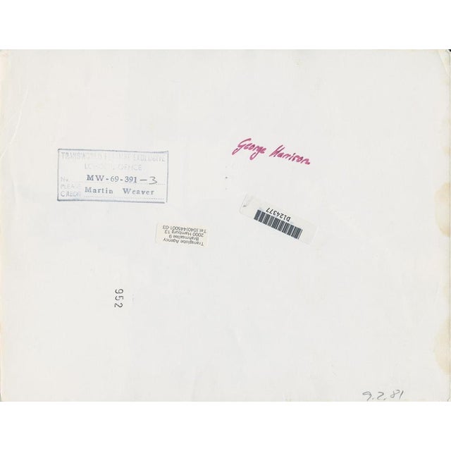 Henry Grossman, George and Olivia Harrison, 1970s, Silver Gelatin Print For Sale - Image 3 of 4
