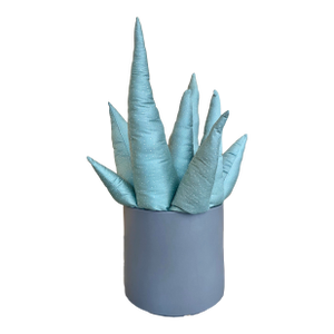 Claes Oldenburg-Inspired Soft Sculpture Agave in Gainey-Style Planter