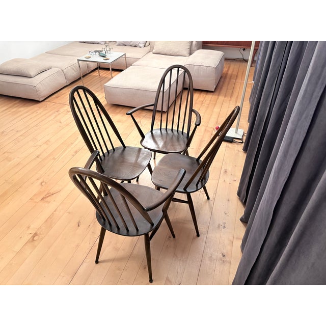 Quaker Windsor Chairs by Lucian Ercolani for Ercol, United Kingdom, 1960s, Set of 4 For Sale - Image 17 of 18