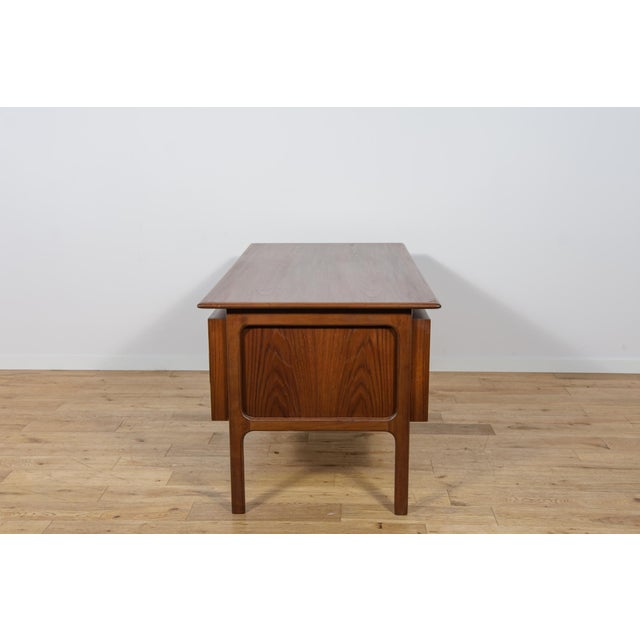 Wood Mid-Century Teak Desk by Arne Vodder for Sibast, Denmark, 1960s For Sale - Image 7 of 18