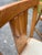 Jacob Bean Revival Style English Oak Dining Set with Trestle Table and Four Dining Chairs .