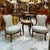 French French Louis XV Armchair – Sky Blue Damask Upholstery With Ornate Wood Frame For Sale - Image 3 of 4