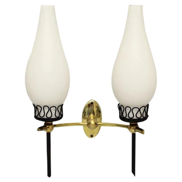 Italian Sconces, 1950s, Set of 2 For Sale