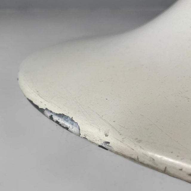 Mid-Century Swiss Modern White Laminate and Metal Coffee Table from Vitra, 1960s For Sale - Image 14 of 16