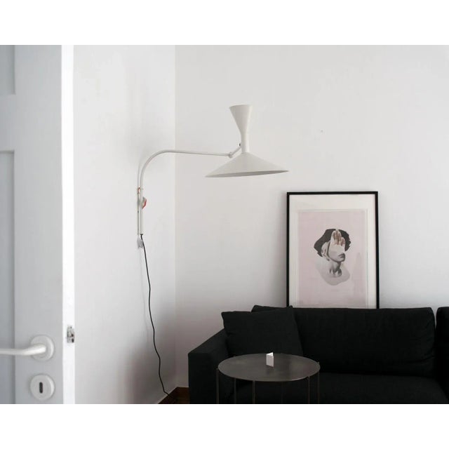 Small Le Corbusier 'Lampe De Marseille Mini' Wall Lamp for Nemo in Black For Sale - Image 12 of 13