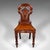 This is an antique hall chair. A Scottish, walnut occasional reception seat, dating to the Regency period, circa 1820....