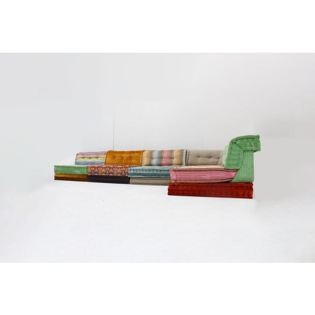 Textile Missoni Mah Jong Sofa by Hans Hopfer for Roche Bobois, 2000s, Set of 15 For Sale - Image 7 of 15