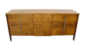 Mid-Century Modern John Widdicomb Burl Walnut Dresser