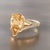 Metal Natural Citrine Diamond Ring 6.5 14k Y Gold 4.79 TCW Certified For Sale - Image 7 of 18