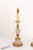 1940s Large Italian Gilt & Hand-Painted Candlestick Lamps For Sale In Atlanta - Image 6 of 12