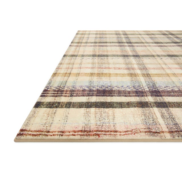 Contemporary Chris Loves Julia x LoloiHumphrey Ivory / Multi 3'-6" x 5'-6" Accent Rug For Sale - Image 3 of 9
