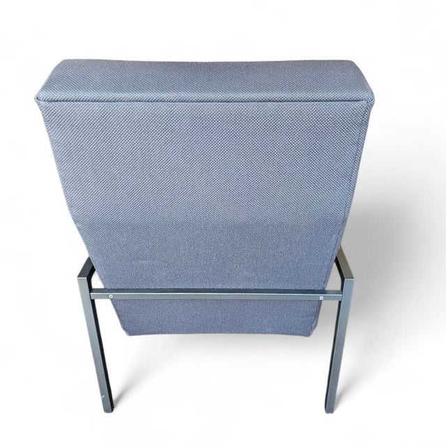 Light Grey High Back Armchair by Gijs van der Sluis For Sale - Image 3 of 8