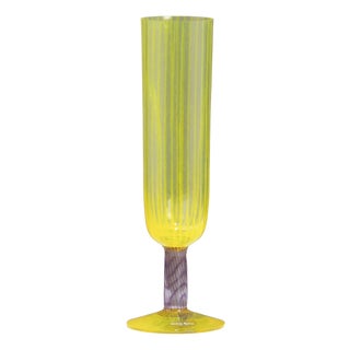 Glass Bon Bon Flute by Kjell Engman for Kosta Boda, 1989 For Sale