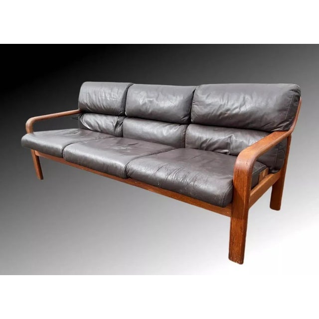 Mid-Century Danish Sofa from l.olsen & Søn Møbelfabrik For Sale - Image 6 of 13