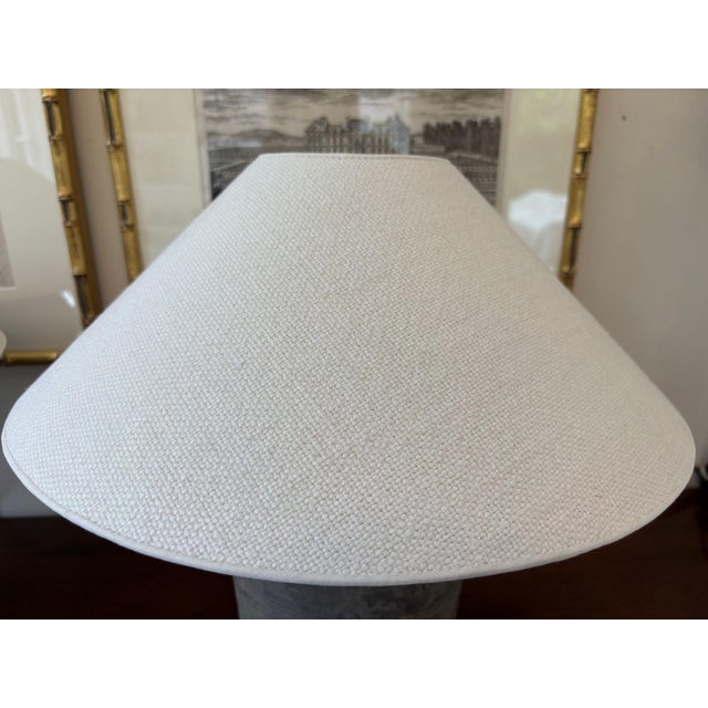 15th Century Han Dynasty Period Unglazed Grain Jars Mounted as Table Lamps - a Pair For Sale - Image 11 of 14