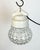 Glass Vintage White Porcelain Pendant Light, 1970s For Sale - Image 7 of 13