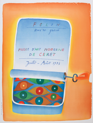 Jean-Michel Folon, Oeuvre gravé, Lithograph