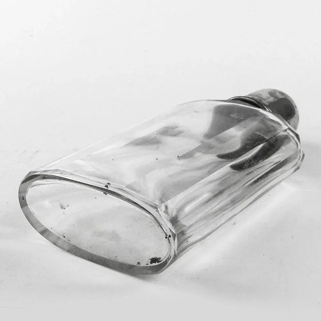 Art Deco French Crystal Flask, 1930s For Sale - Image 9 of 13