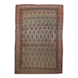 Antique Malayer Rug 5'9'' x 8'10'' For Sale