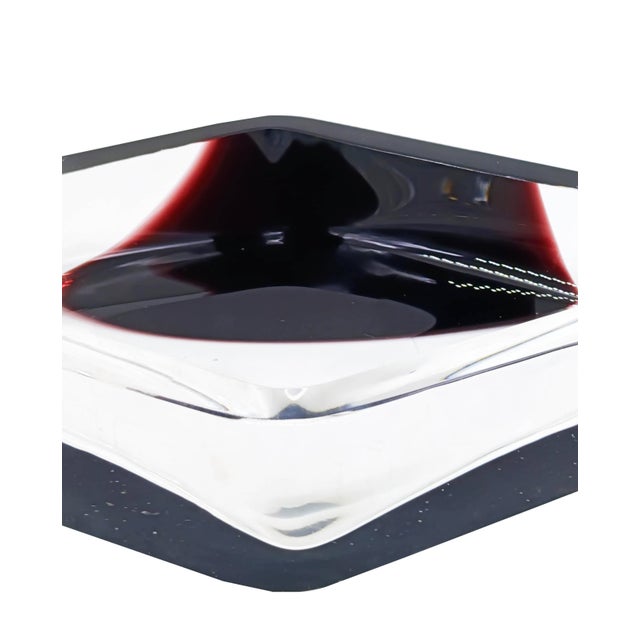 1970s Murano Glass Centerpiece by Antonio Da Ros for Cenedese Rhombus, 1970s For Sale - Image 5 of 7