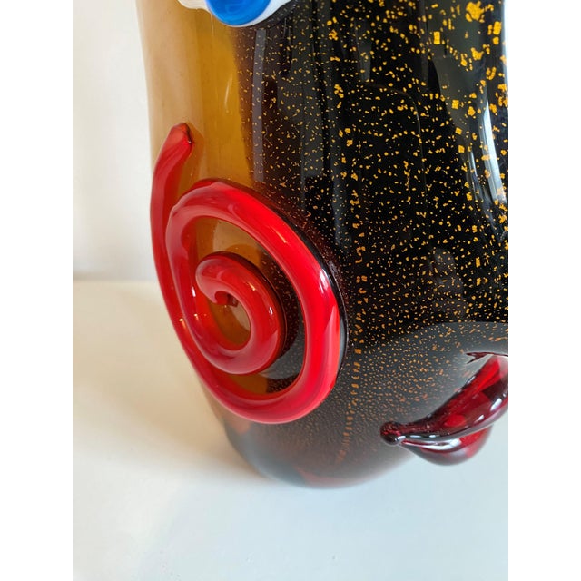 Murano Glass Fish Head Vase, 1980s For Sale - Image 10 of 18