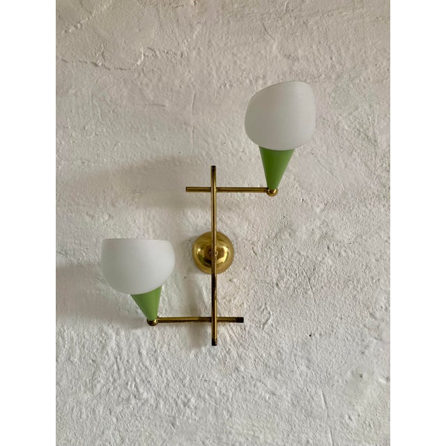 Metal Italian Wall Lamps, 1950s, Set of 2 For Sale - Image 7 of 15