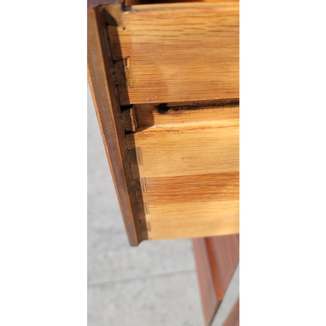 Calvin Mid Century Paul McCobb Walnut Long Dresser for Calvin Furniture Co. Grand Rapids Mich. 66 Inches For Sale - Image 4 of 6