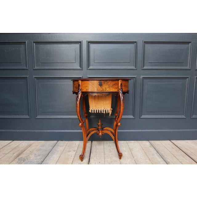 Wiener Baroque Sewing Table, 1860s For Sale - Image 5 of 18