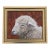Sheep Portrait Impressionist English Traditional Realism White Beige Sienna Original Oil Painting Cleo Plowden For Sale