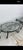 Vintage Wrought Iron French Black 2 End Table and 1 center table Beveled Glass Top Ornate Rectangular
