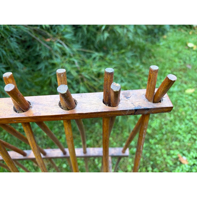 Vintage Wood Plate Rack For Sale - Image 17 of 17