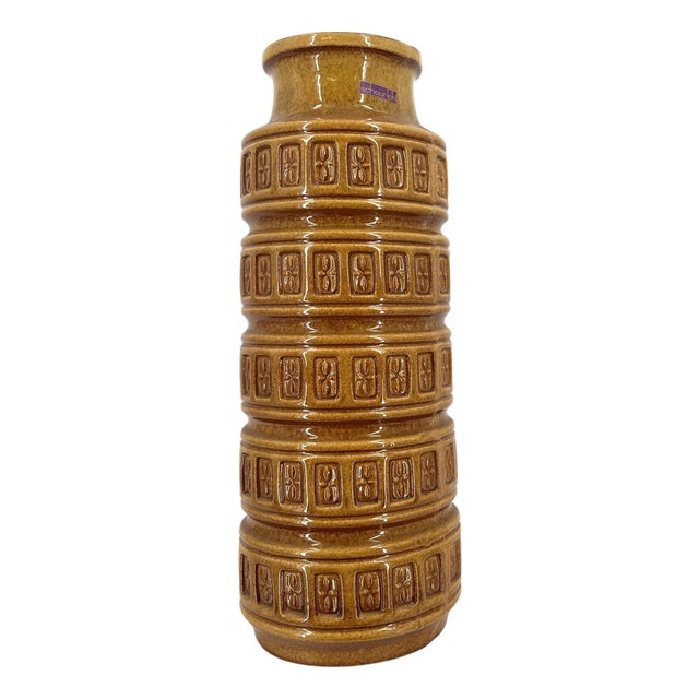 Vintage Ceramic Vase from Scheurich, 1960s For Sale