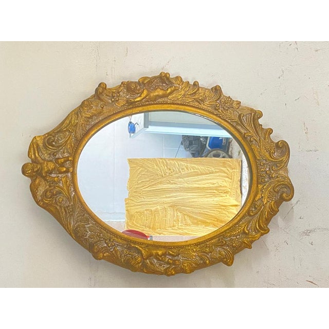 Mirrors in Gilt Resin, 20th Century, Set of 2 For Sale - Image 15 of 16