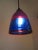 1990s Small Murano Glass Hanging Lamp in Blue Red, 1990s For Sale - Image 5 of 8