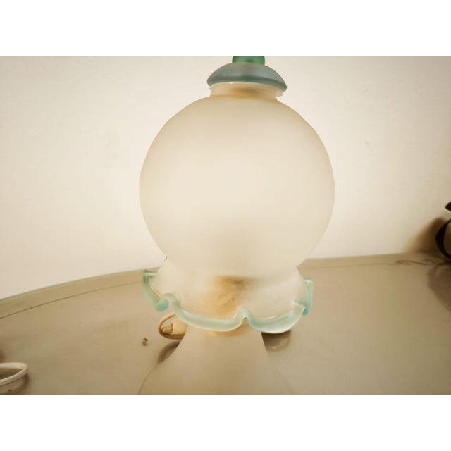 Table Lamp in Satin Murano Glass For Sale - Image 12 of 18