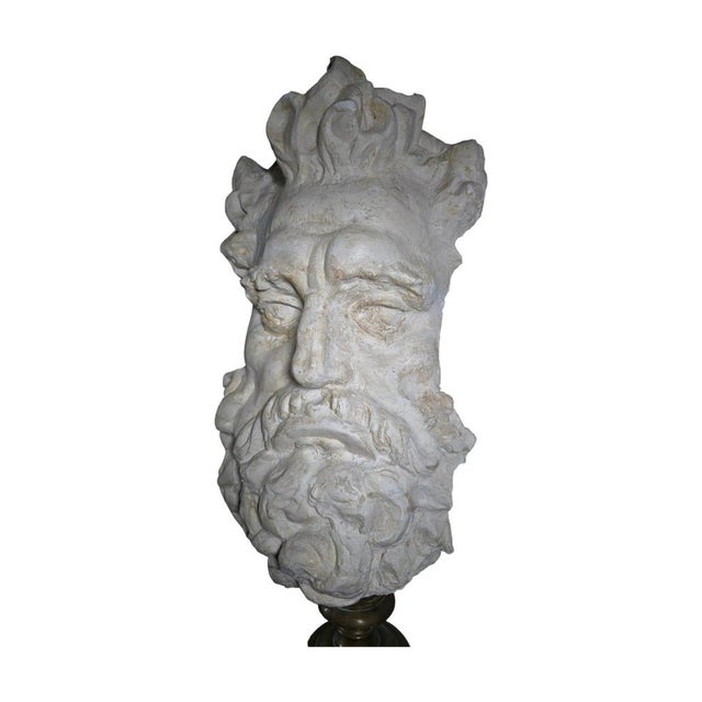 19th Century Grand Sculpture of Zeus, 1880s For Sale - Image 12 of 18